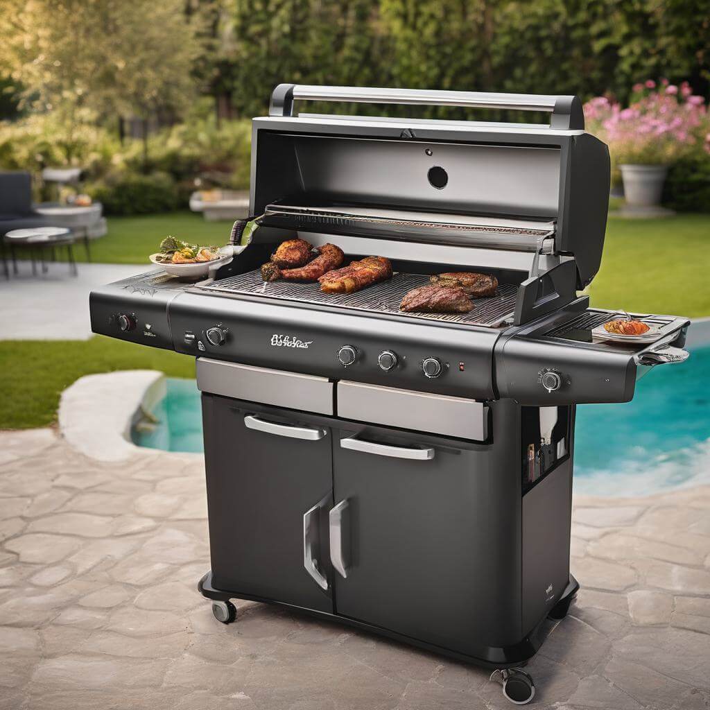 Compact charcoal grill ideal for small spaces