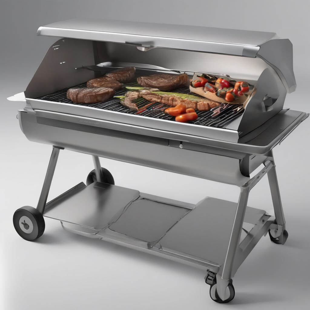 Portable electric grill for convenient grilling on the go